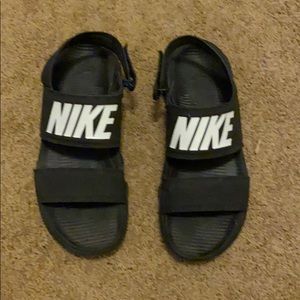 Nike black sandals 7M